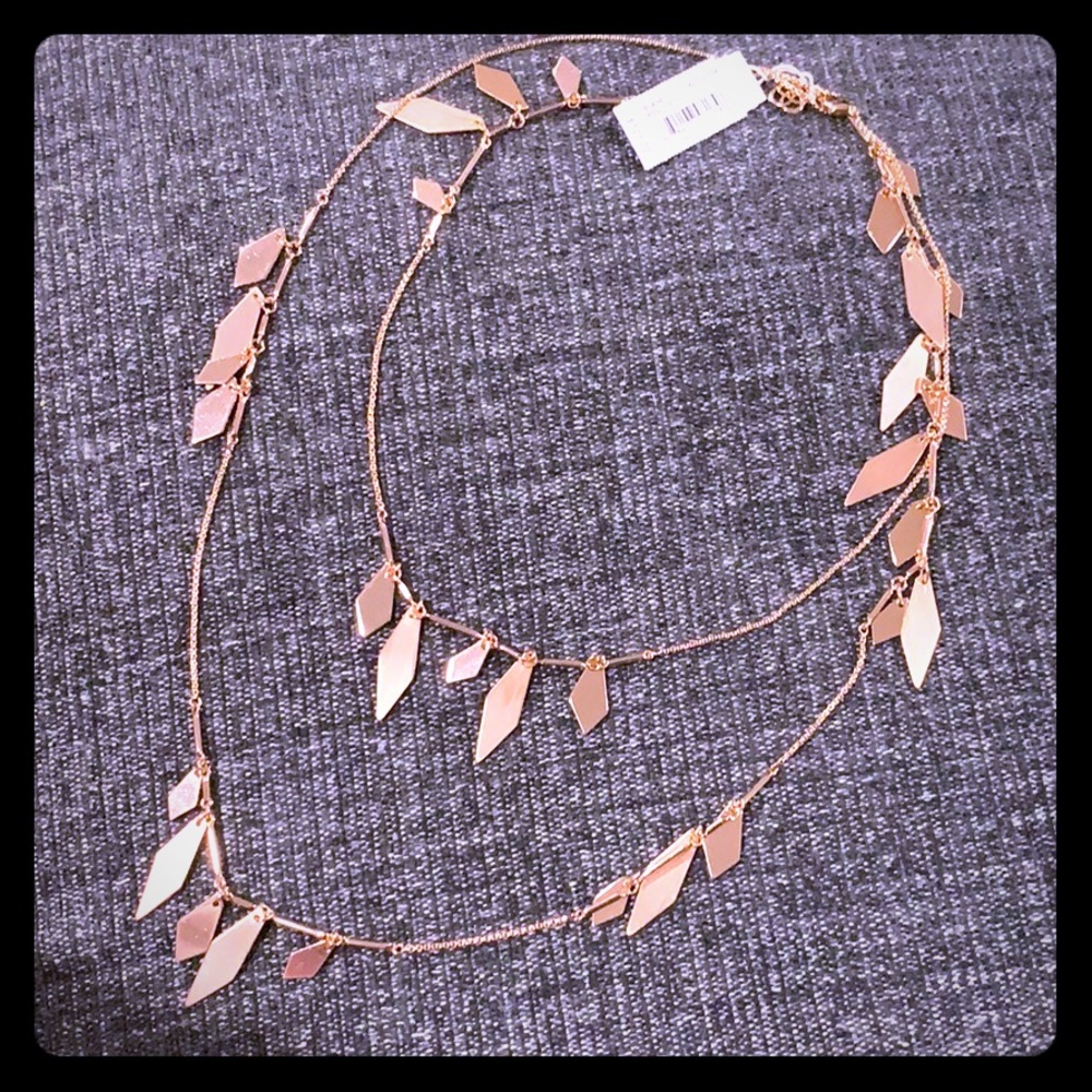 KENDRA SCOTT BLAINE ROSE GOLD NECKLACE *NEW*